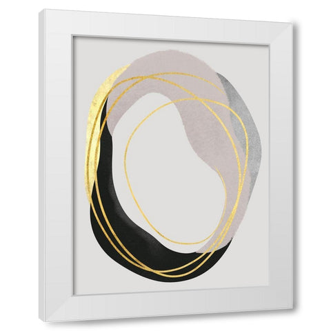 Silent Summation White Modern Wood Framed Art Print by Prime, Marcus
