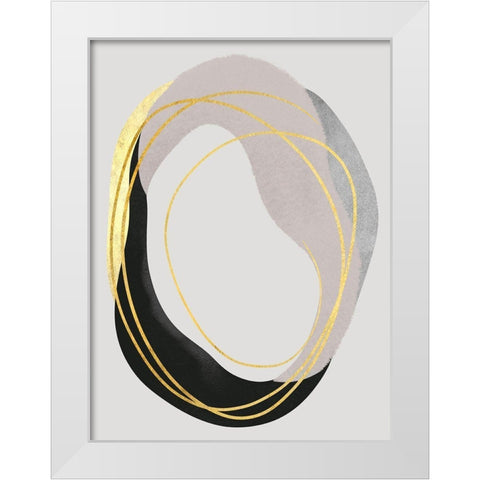 Silent Summation White Modern Wood Framed Art Print by Prime, Marcus