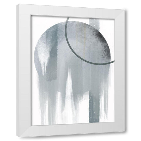 Reflecting Paint 1 White Modern Wood Framed Art Print by Prime, Marcus