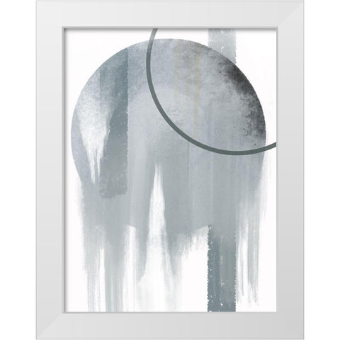 Reflecting Paint 1 White Modern Wood Framed Art Print by Prime, Marcus