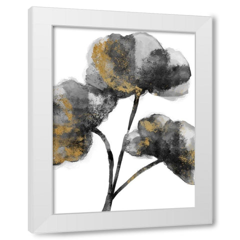 Gold Tainted Burst 2 White Modern Wood Framed Art Print by Prime, Marcus