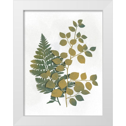 Silhouetted Vegetation 1 White Modern Wood Framed Art Print by Prime, Marcus