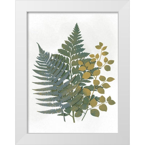 Silhouetted Vegetation 2 White Modern Wood Framed Art Print by Prime, Marcus