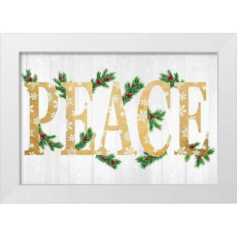 Seasonal Peace White Modern Wood Framed Art Print by Prime, Marcus