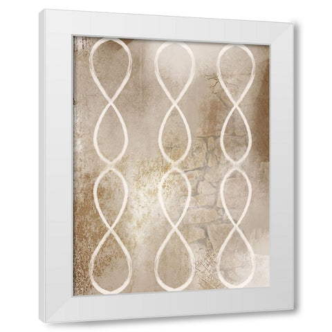 Neverending Structure White Modern Wood Framed Art Print by Prime, Marcus
