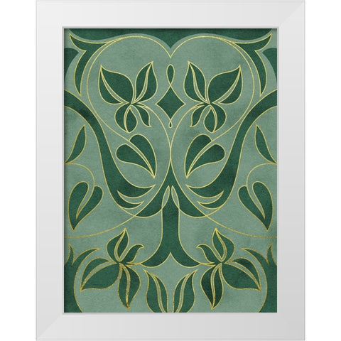 Intertwined Vines 2 White Modern Wood Framed Art Print by Prime, Marcus