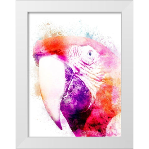 Marvelous Macaw 2 White Modern Wood Framed Art Print by Prime, Marcus