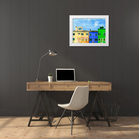 Vibrant Homes 2 White Modern Wood Framed Art Print by Prime, Marcus