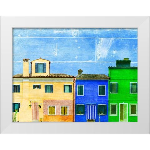 Vibrant Homes 2 White Modern Wood Framed Art Print by Prime, Marcus