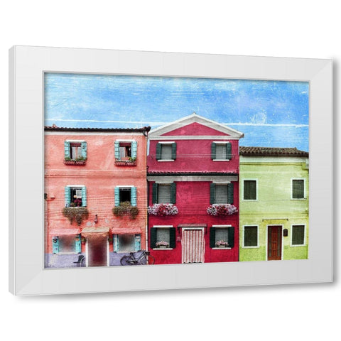 Vibrant Homes 3 White Modern Wood Framed Art Print by Prime, Marcus