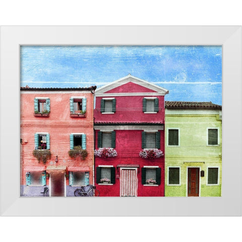 Vibrant Homes 3 White Modern Wood Framed Art Print by Prime, Marcus
