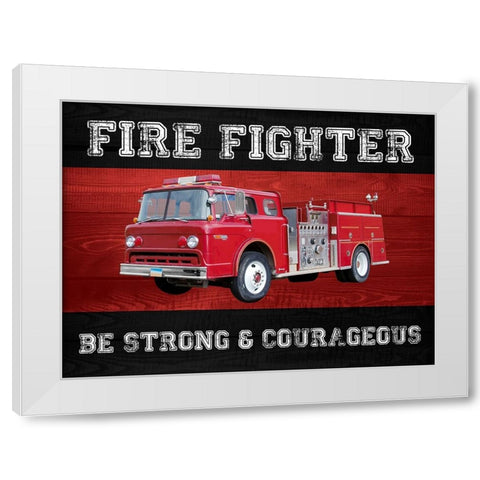 Peoples Hero 1 V2 White Modern Wood Framed Art Print by Prime, Marcus