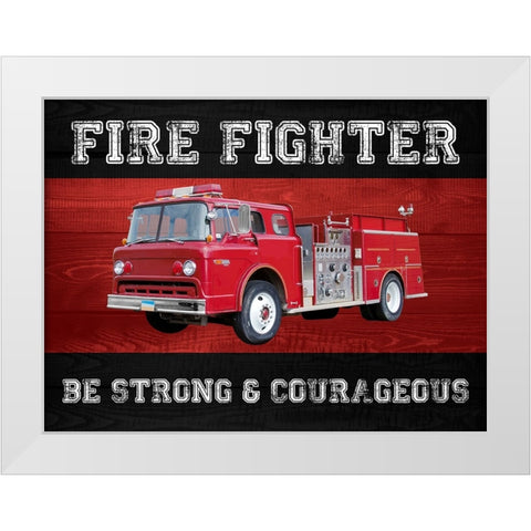 Peoples Hero 1 V2 White Modern Wood Framed Art Print by Prime, Marcus