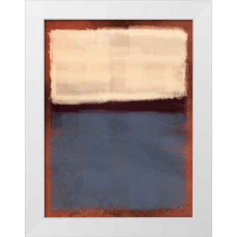 Abstract Burst White Modern Wood Framed Art Print by Prime, Marcus
