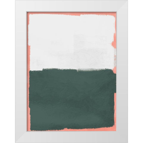 Blush Burst 2 White Modern Wood Framed Art Print by Prime, Marcus