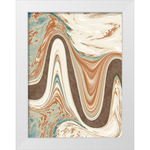 Abstract Modern Views White Modern Wood Framed Art Print by Prime, Marcus