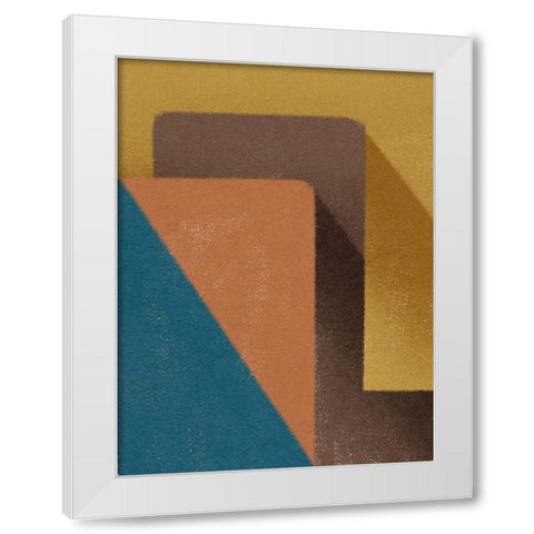 Modern Self Structure White Modern Wood Framed Art Print by Prime, Marcus