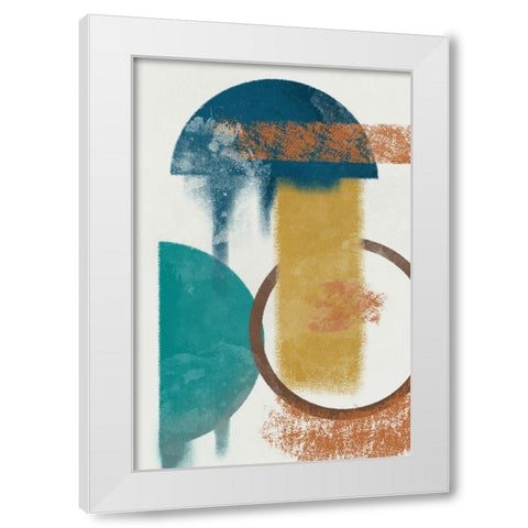 Modern Paint 1 White Modern Wood Framed Art Print by Prime, Marcus