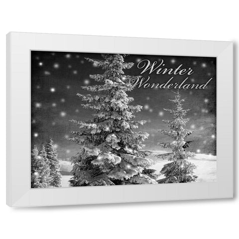 Winter Wonderland 1 White Modern Wood Framed Art Print by Prime, Marcus