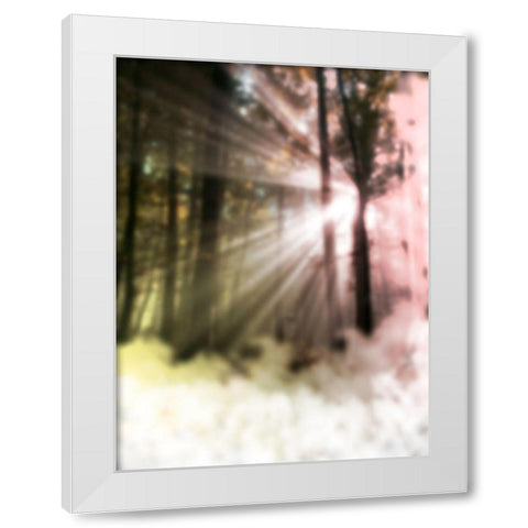 Sunset Haze White Modern Wood Framed Art Print by Prime, Marcus