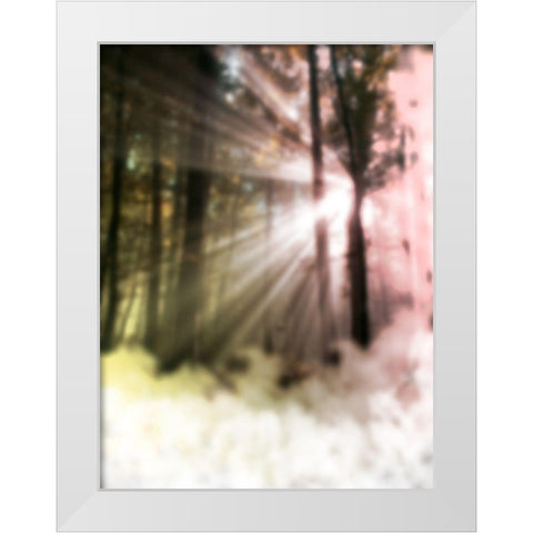 Sunset Haze White Modern Wood Framed Art Print by Prime, Marcus