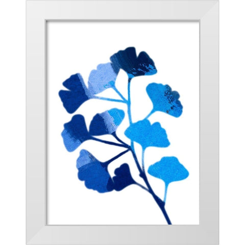 Ginko Paint 2 White Modern Wood Framed Art Print by Prime, Marcus