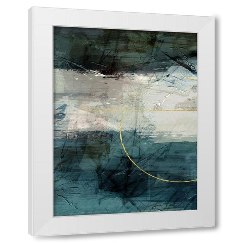 Gold Flared 1 White Modern Wood Framed Art Print by Prime, Marcus
