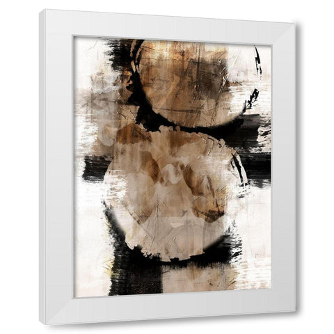Painted Distressed 1 White Modern Wood Framed Art Print by Prime, Marcus