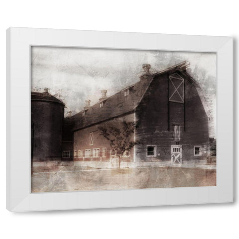 Weathered Grange White Modern Wood Framed Art Print by Prime, Marcus