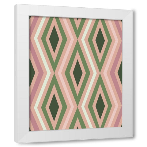 Desert Pattern White Modern Wood Framed Art Print by Prime, Marcus