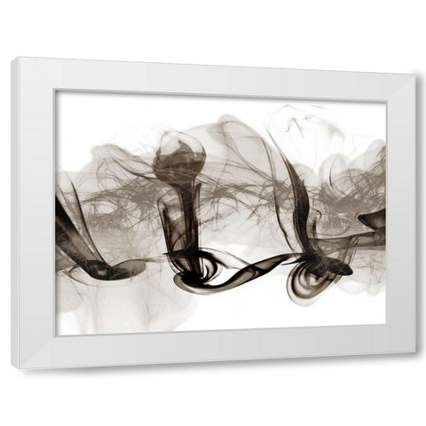 Crossing Neutral Streams White Modern Wood Framed Art Print by Prime, Marcus