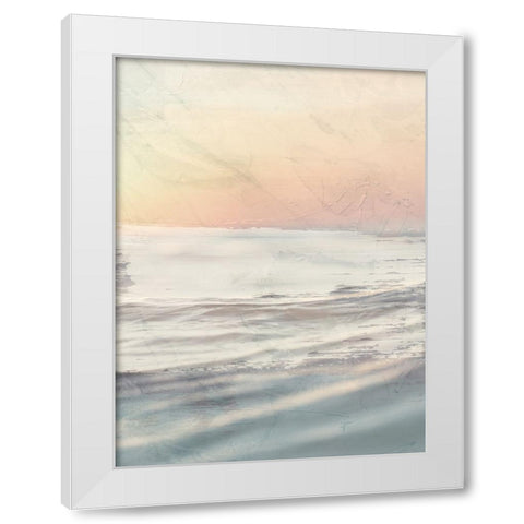 Ocean Flared 2 V2 White Modern Wood Framed Art Print by Prime, Marcus