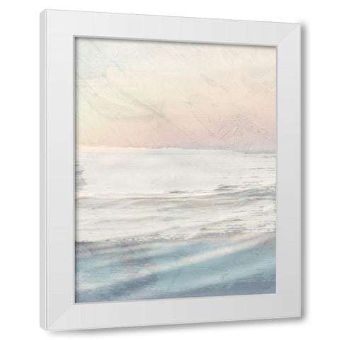 Ocean Flared 2 White Modern Wood Framed Art Print by Prime, Marcus
