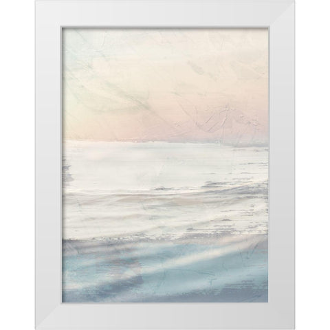 Ocean Flared 2 White Modern Wood Framed Art Print by Prime, Marcus