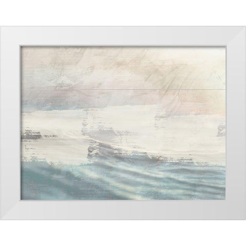 Flaring Ocean White Modern Wood Framed Art Print by Prime, Marcus