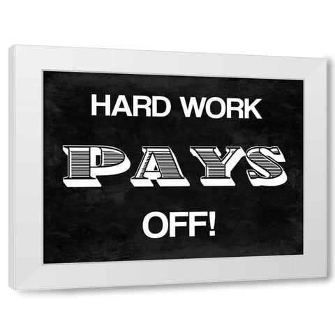 Pays Off White Modern Wood Framed Art Print by Prime, Marcus