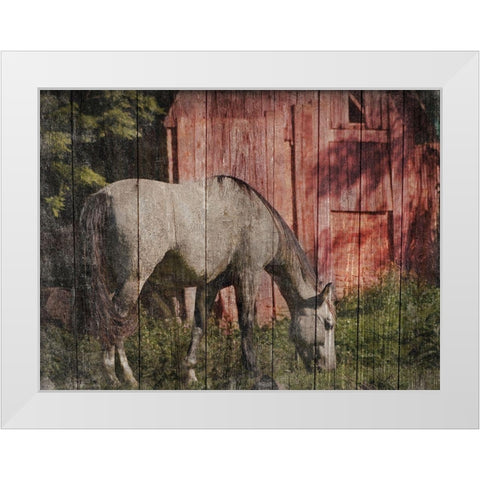 Summer Feeding White Modern Wood Framed Art Print by Prime, Marcus