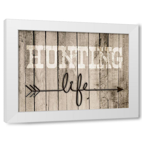 Hunting Life 2 White Modern Wood Framed Art Print by Prime, Marcus