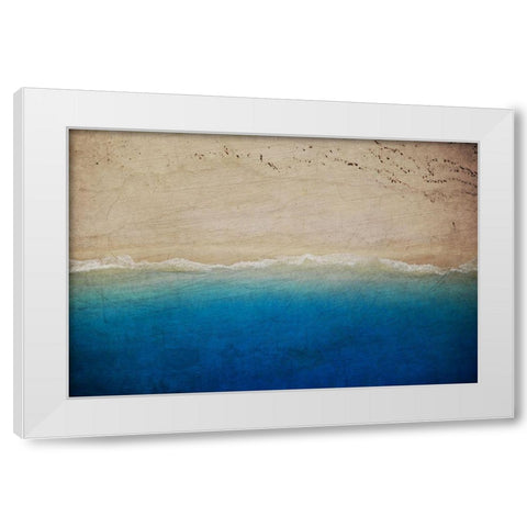 Beach Escape 1 White Modern Wood Framed Art Print by Prime, Marcus