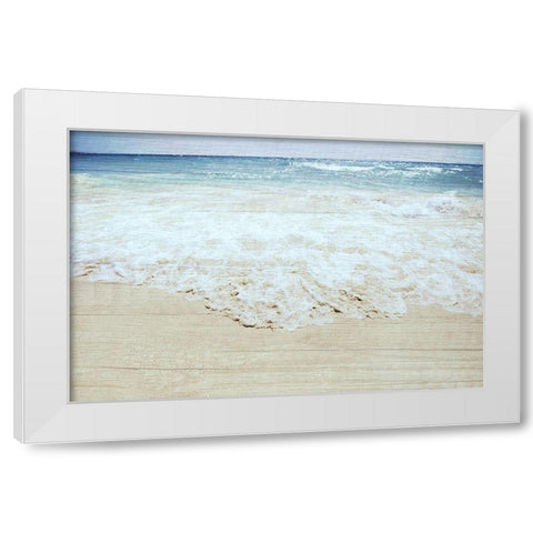 Rushing Waves White Modern Wood Framed Art Print by Prime, Marcus