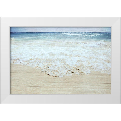 Rushing Waves White Modern Wood Framed Art Print by Prime, Marcus