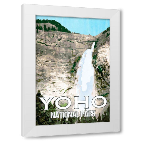 Yoho National Park White Modern Wood Framed Art Print by Prime, Marcus