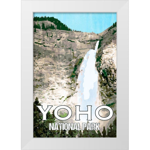 Yoho National Park White Modern Wood Framed Art Print by Prime, Marcus