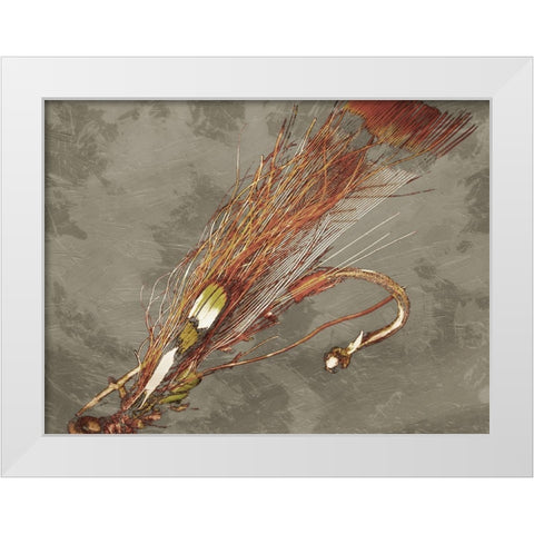 Fly Fishing 2 White Modern Wood Framed Art Print by Prime, Marcus