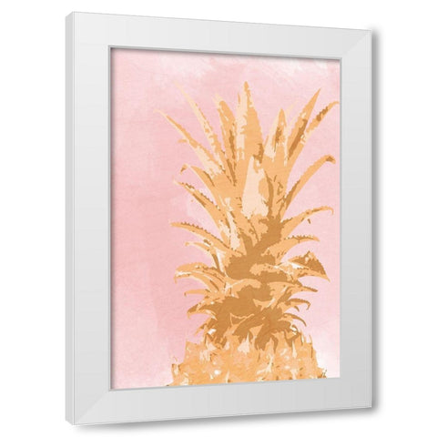 Pineapple Express 2 White Modern Wood Framed Art Print by Prime, Marcus