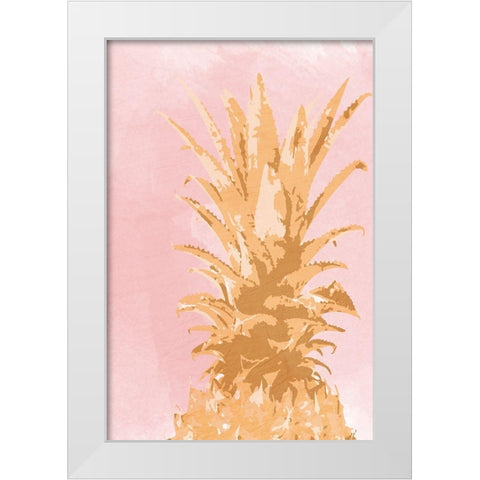 Pineapple Express 2 White Modern Wood Framed Art Print by Prime, Marcus
