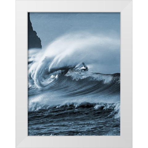 Blooming Surf 2 White Modern Wood Framed Art Print by Prime, Marcus