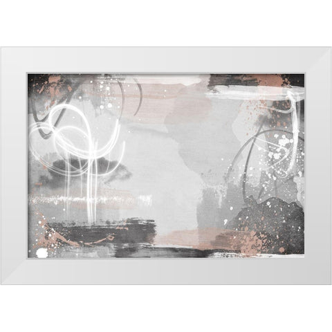 Blush Exchange 1 White Modern Wood Framed Art Print by Prime, Marcus