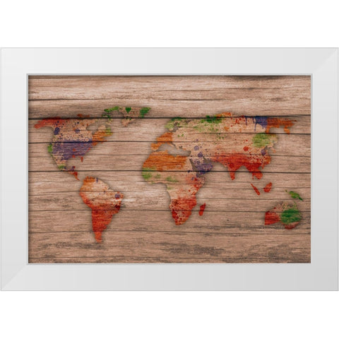 World of Art 1 White Modern Wood Framed Art Print by Prime, Marcus