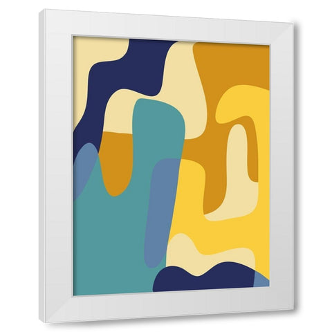 Vibrant Theory 2 White Modern Wood Framed Art Print by Prime, Marcus